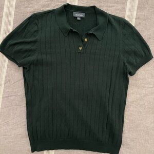 Modcloth eyelet shirt forest green